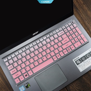 แผ่นซิลิโคนใส ป้องกันฝุ่น สําหรับคีย์บอร์ด Acer T5000 E5-573 F5-572G 5.6 นิ้ว VN7-592 V5-591G [CAN]