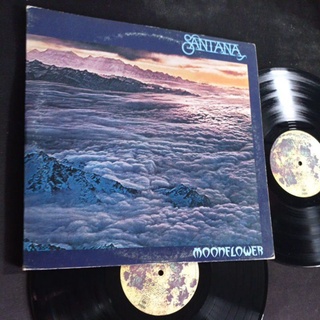 แผ่นเสียง 12 นิ้ว 2 LP เพลงร้องและบรรเลง ที่เคยได้รับความนิยมในอดีต Santana ชุด Moonflower ทดลองฟังได้ครับ