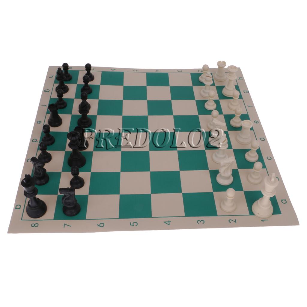 Set Roll L Mat Outdoor Game Game Pieces Up Chess Chess Classic Chessboard