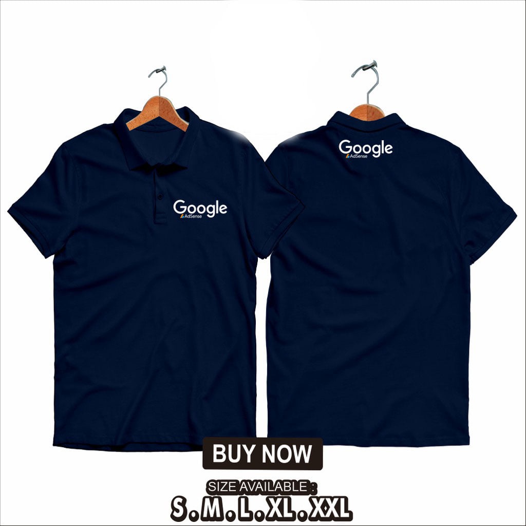 เสื้อโปโล Google adsense / เสื้อยืดคอปก google adsense