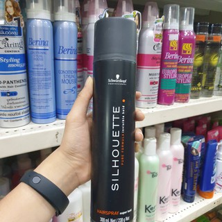 สเปรย์ฝุ่น ชวาสคอฟ สูตร Super Hold บางเบาไม่เหนียวเหนอะหนะ Schwarzkopf silhouette super hold hair