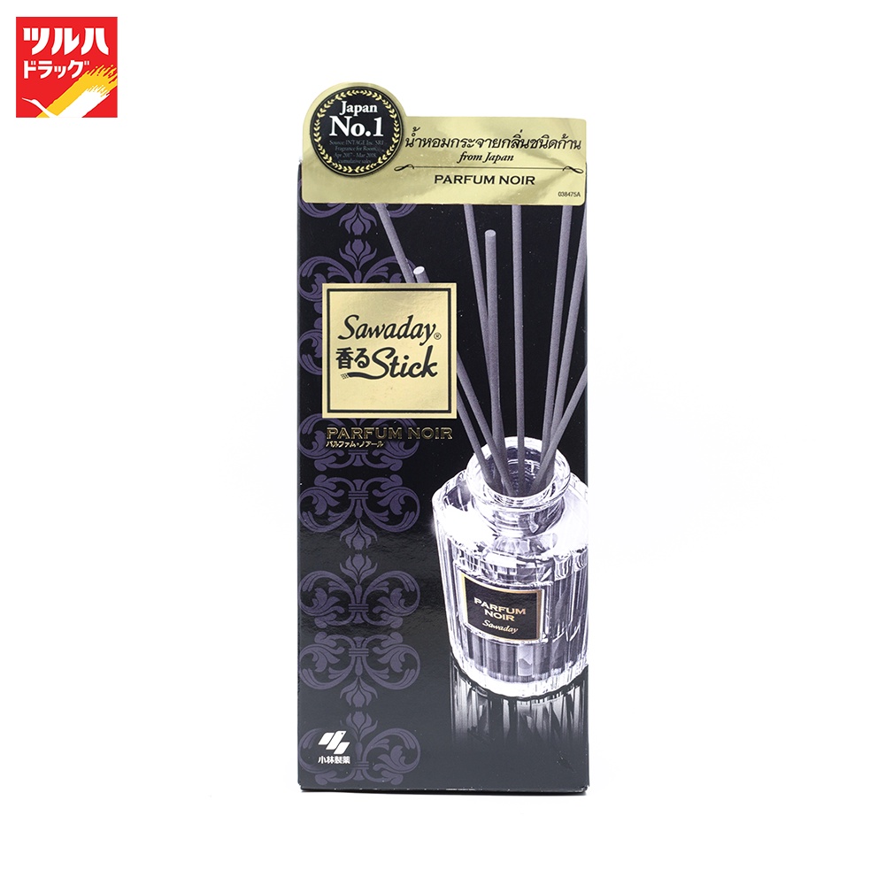 ซาวาเดน้ำหอมชนิดก้าน นัวร์ สีดำ/SAWADAY KAORU STICK PARFUM NOIR
