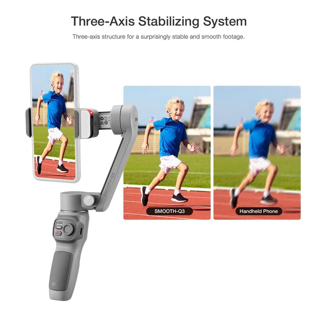 Zhiyun Smooth Q3 Combo 3-Axis Gimbal Stabilizer for Smartphone (รับประกัน 1ปี)