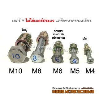 ตัวหนอนฝังไม้ หกเหลี่ยม 10ตัว พุกเกลียวฝังไม้ เกลียวมิล น๊อคดาวน์ ประกอบโต๊ะตู้ ขันน๊อตฝังเนื้อไม้ พุกหนอนเกลียวใน