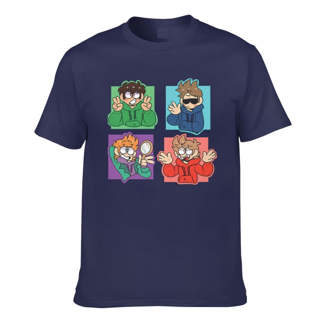 Eddsworld เสื้อยืดผ้าฝ้ายผู้ชาย