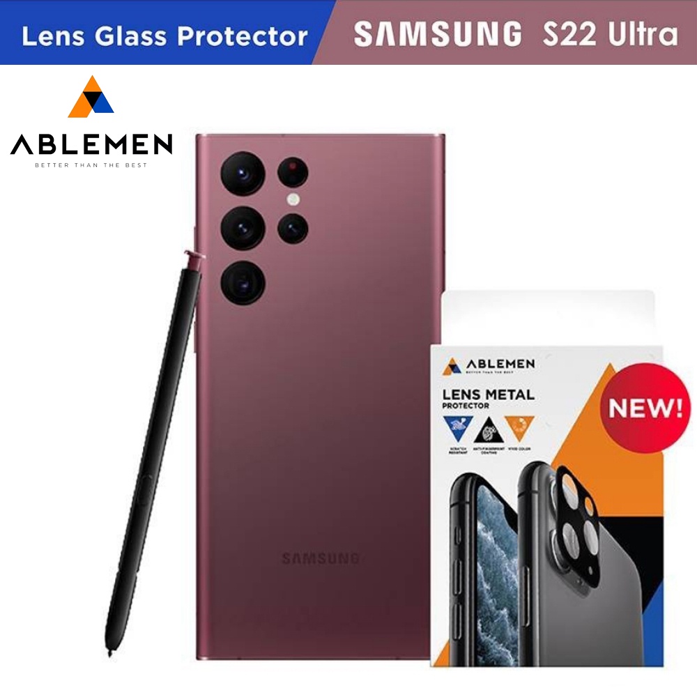 Ablemen ฟิล์มกล้อง Samsung S22 Ultra / S22+ / S22 / S21 Ultra / S21+ / S21