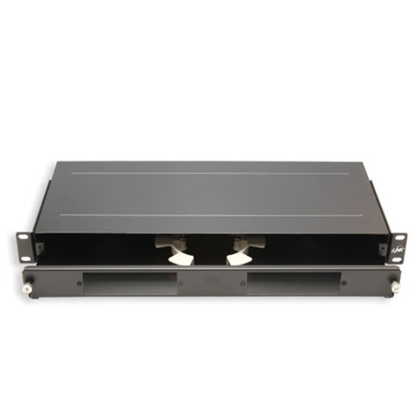UF-2010: LINK 6-24F  (2 Snap-In) Rack mount SLIDE,  D = 19    (1U), Unload Slide ตื้น
