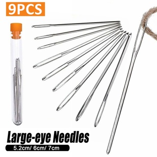 9pcs Large Eye Blunt Needles Wool Thick Knitter Yarn Hand Sewing Darning Craft#1