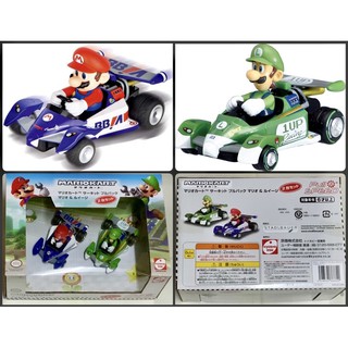 แท้ 100% จากญี่ปุ่น นินเทนโด รถมาริโอ้ คาร์ท Set 2 ชิ้น Nintendo Mario Kart 2 Pack Circuit Pull Back Mario &amp; Luigi