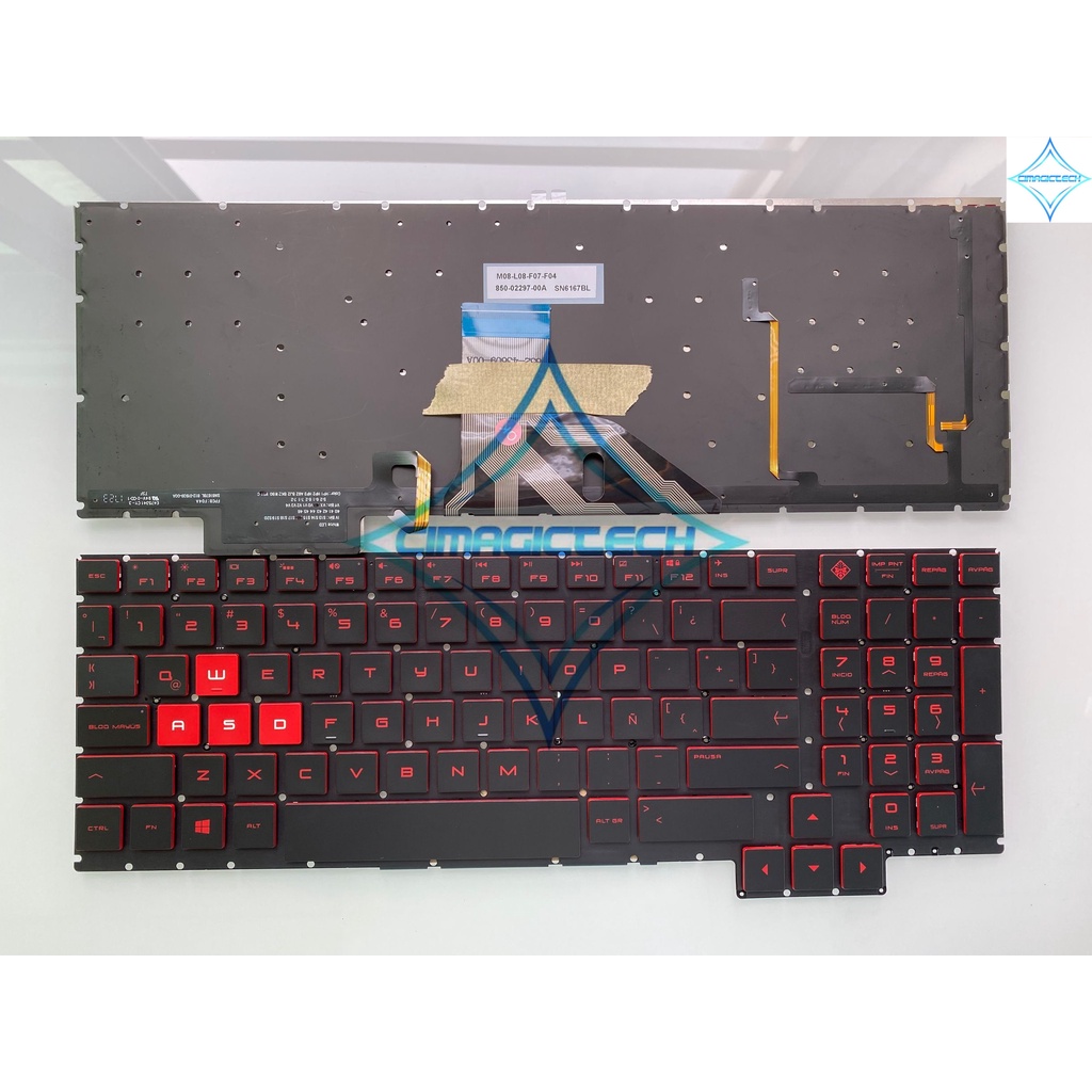 แป้นพิมพ์คอมพิวเตอร์ New For Hp Omen 15 Ce 15 Ce000 15 Ce026tx 15 Ce005tx 15 Ce006tx Us Sp La 4425