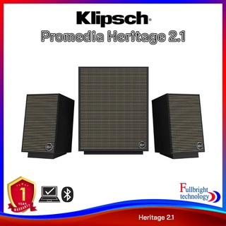 Klipsch Promedia Heritage 2.1 Home Audio Speaker ลำโพงสำหรับคอมพิวเตอร์ รองรับการเชื่อมต่อแบบบลูทูธ รับประกันศูนย์ไทย 1 ปี