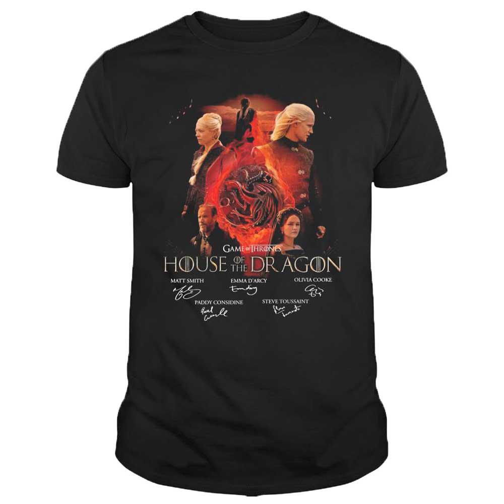 เสื้อยืดคอกลมเสื้อยืดคอกลม ผ้าฝ้าย พิมพ์ลาย Game Of Thrones House Of The Dragon สําหรับผู้ชาย และผู้หญิง 2022S-4XL