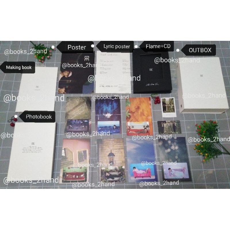 [พร้อมส่ง]​ บั้ม BE Deluxe Edition​ 💯  Photo book , photo flame , out box ,ของแถม Weverse BTS ของสะส