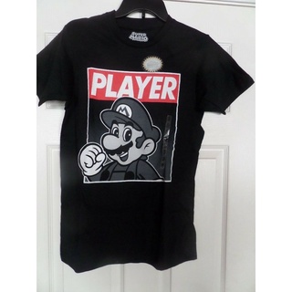 T-shirt  ขายดี เสื้อยืดลําลอง แขนสั้น พิมพ์ลาย Super Player ขนาดเล็ก สําหรับผู้ชาย MPfcmc34PIecla84S-5XL