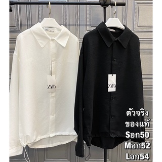zara เสื้อเชิ้ตแขนยาว