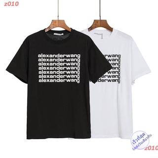 ราคาต่ำสุด!! New Alexander Wang T-Shirt เสื้อยืดพิมพ์ลาย เสื้อยืดผ้าฝ้าย คอกลม cotton บุคลิกภาพ discount UnisexS-3XL