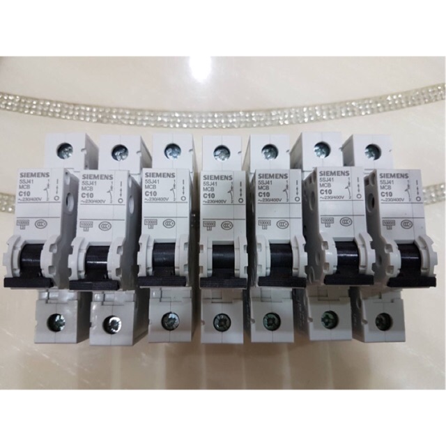 เซอร์กิตเบคเกอร์ 1 ขั้ว /2 ขั้ว 10,16,20,25A และRCD วงจรย่อย SIEMENS