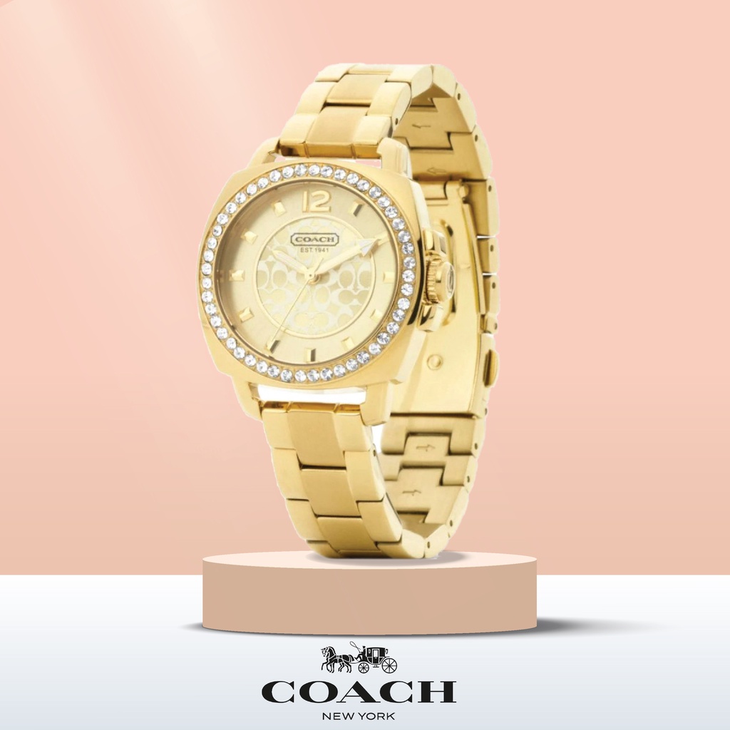 HITZ TIME นาฬิกา Coach  นาฬิกาข้อมือผู้หญิง โค้ช Brandname  รุ่น 14501700