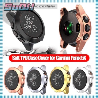 suqi garmin fenix 5 x/5 x เคส tpu ป้องกันนาฬิกาข้อมือ