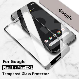 ฟิล์มกระจกเต็มจอกาวเต็ม เหมาะสำรับ Google Pixel 3 / 3A / 3XL / 3AXL ฟิล์มกระจกกาวเต็มจอทั้งแผ่น Full Glue Full screen coverage Tempered Glass Screen Protector Film