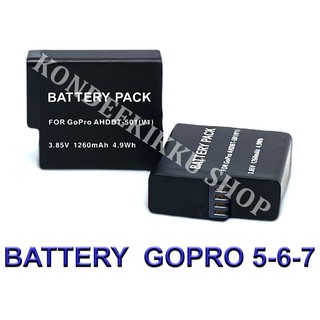 (PACK2) GoPro HERO5 Black / GoPro HERO6 Black / GoPro HERO7 Black / GoPro HERO 2018 Camera Battery for GoPro