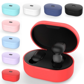 เคส Xiaomi Redmi AirDots TWS ชุดหูฟังบลูทู ธ ซองซิลิโคนอ่อนนุ่ม case ฝาครอบป้องกันฝุ่น TWS AirDots หูฟังกันน้ำ