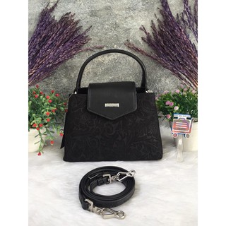 PEDRO VELVET TOP HANDLE BAG