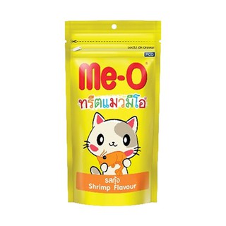 ✨นาทีทอง✨ มีโอ ขนมแมวรสกุ้ง 50 กรัม X 3 ซอง Me-O Cat Treats Shrimp 50 g x 3