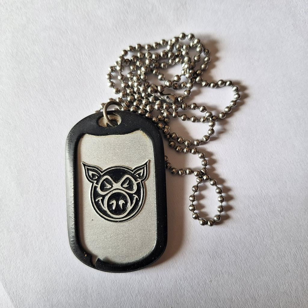 VTG Pig Wheels Dog tag  1999