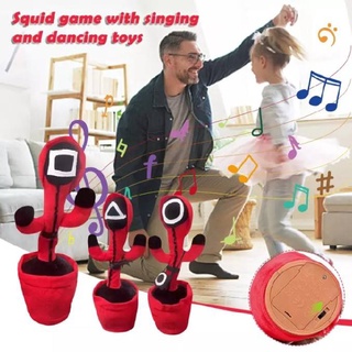 พร้อมส่ง❗️SQUID GAME น้องบองผู้คุม เต้นได้ พูดได้ น้องบอง อัดเสียงพูด เต้นได้มีเพลงดัง 120 จาก TikTok