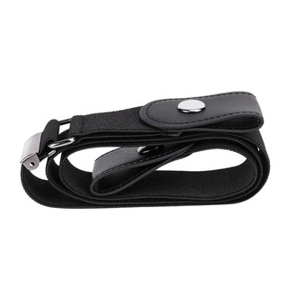 ❤❤ 89x3.5cm Lazy Buckle-Free Elastic Waist Belt Stretchy Women Men Unisex