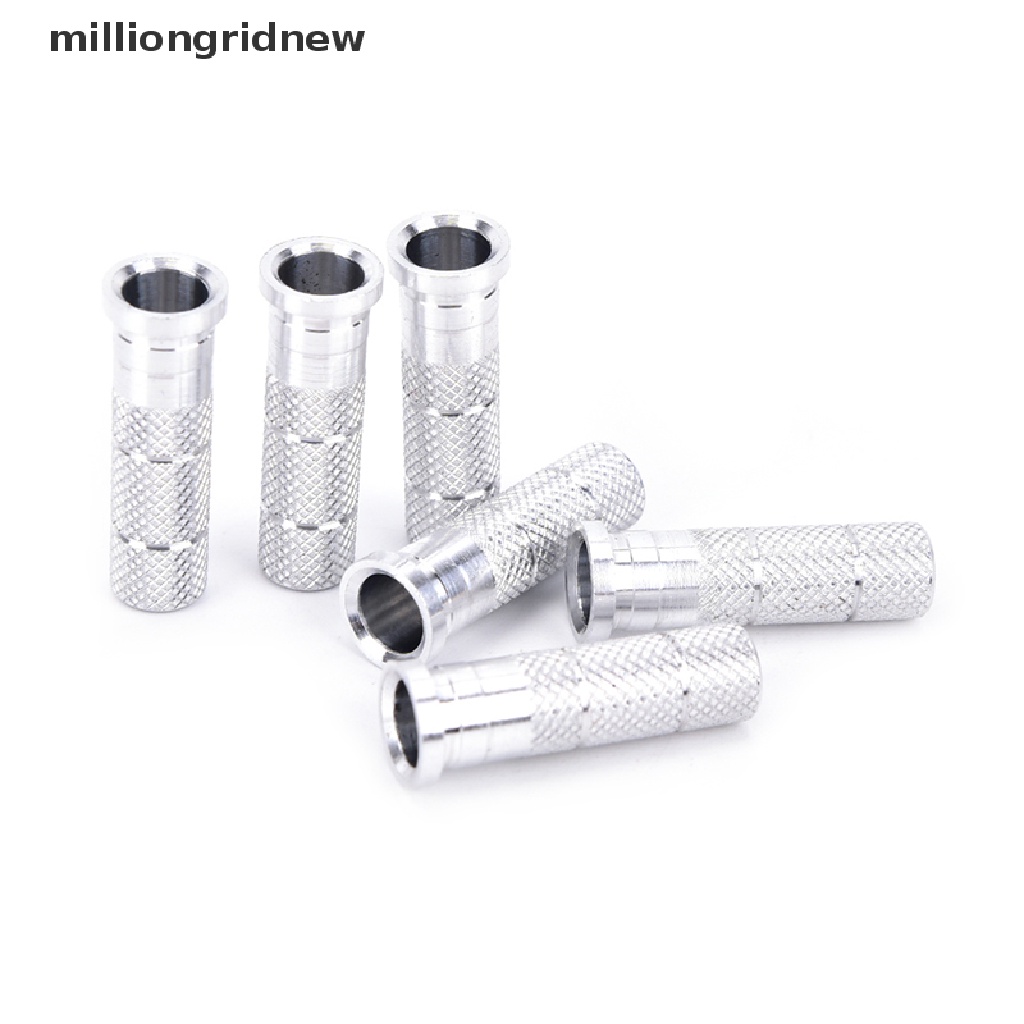 [milliongridnew] ฐานลูกศรอลูมิเนียม 6.2 มม. สีเงิน แบบเปลี่ยน สําหรับฝึกเพลาลูกศร 12 ชิ้น