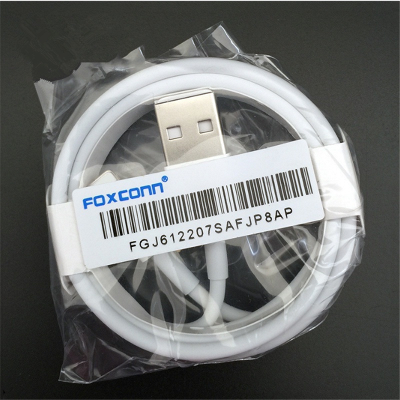 สายชาจ Foxconn iPhone lighting ICแท้ Original oem Foxconn 8ic 5ic chip Usb Cable รับประกัน 1 เดือน