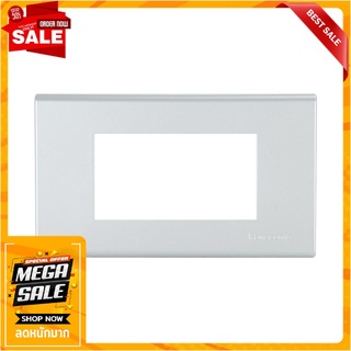 หน้ากาก 3 ช่อง PANASONIC WEG6803MW อุปกรณ์ปลั๊กและสวิตช์ WALL PLATE PANASONIC WEG6803MW 3 GANG METALLIC WHITE