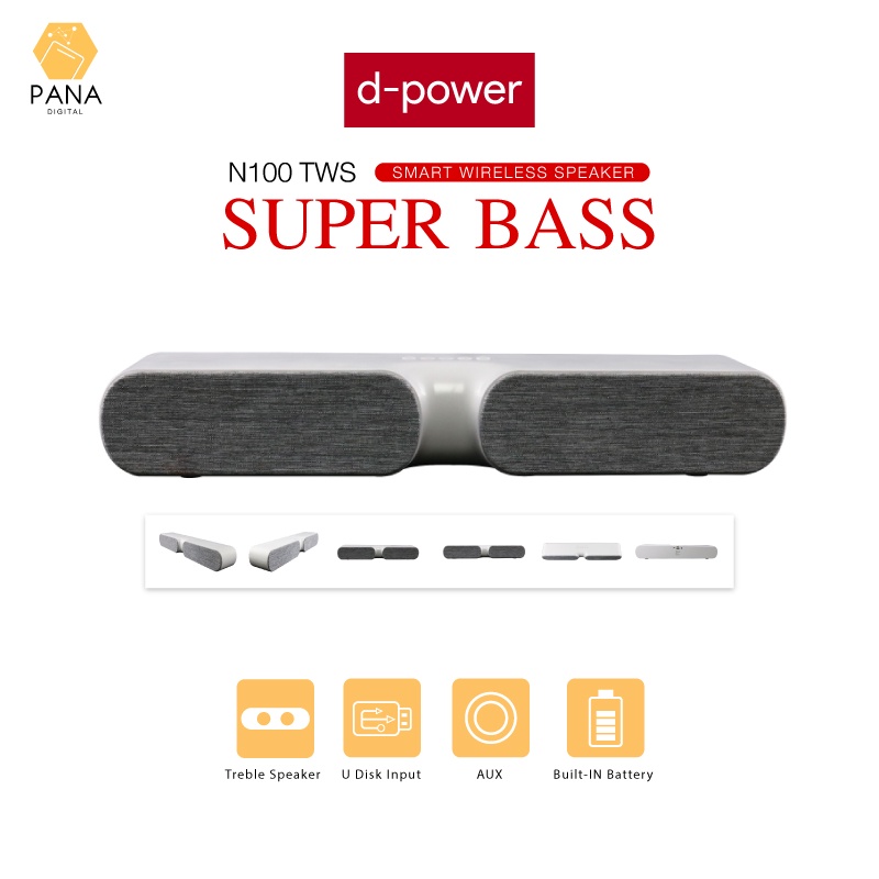 SDD ลำโพงบลูทูธ N100 TWS Smart Wireless speaker