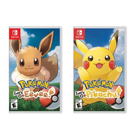[E-shop] เกมส์ Pokemon Let’s Go, Pikachu // Eevee มี 2 ตัวละคร ให้เลือก อ่านก่อนสั่งค่ะ