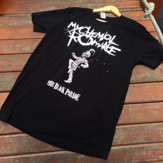 เสื้อยืดผ้าฝ้ายพิมพ์ลายขายดี เสื้อวง My chemical man Romance -The black parade ลิขสิทธิ์แท้ มือสอง