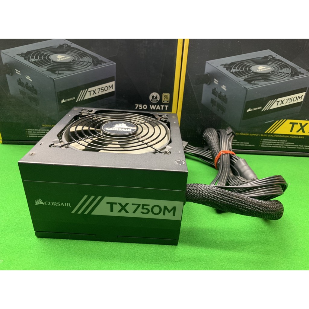 PSU พาวเวอร์ซัพพลาย CORSAIR TX 750 M 80+gold