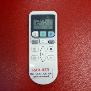 รีโมทแอร์   RAR-4Z3  USE FOR HITACHI  (ปุ่มน้อย) สามารถใช้แทนตัวเดิมได้ไม่ต้องเซ็ตค่า