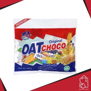 OAT CHOCO ขนมข้าวโอ้ต ธัญพืชอัดแท่ง TWINFISH ขนมธัญพืช