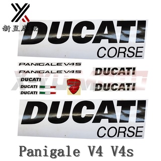 Suitable for Ducati Panigale V4s V4 letter car stickers CORSE color change stickers