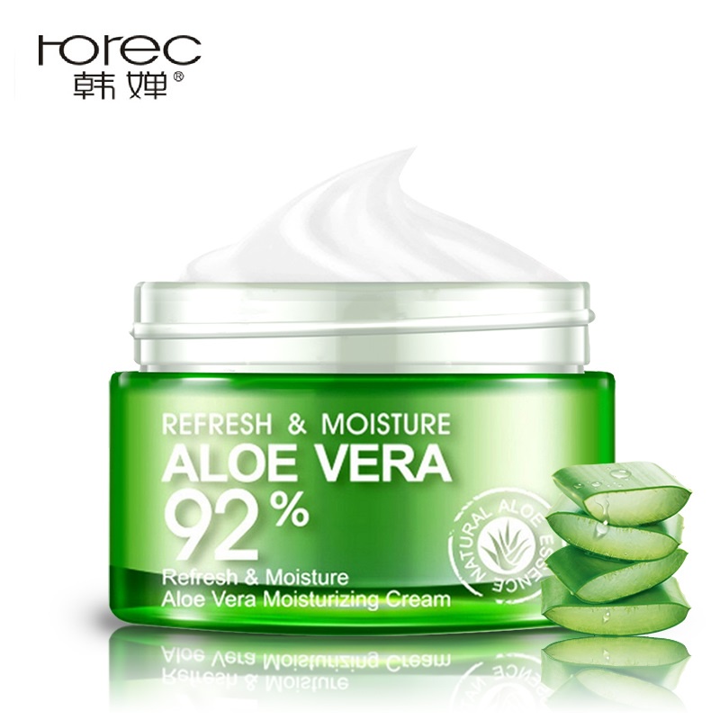 Horec ครีมบำรุงหน้า Aloe Vera Gel Essence ครีมทาหน้า ให้ความชุ่มชื้น ครีมบำรุงผิวหอยทาก ครีมลบรอยแผลเป็นจากสิว