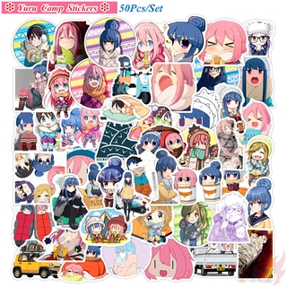 ❉ Yuru Camp - Series 02 Anime Cartoon สติ๊กเกอร์ ❉ 50Pcs/Set Outdoor Activity Club Mixed Luggage Laptop Skateboard Doodle สติ๊กเกอร์