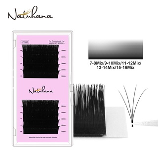 NATUHANA 1s 0.05mm แบบช่อ ขนมิ้ง รถยนต์ ธรรมชาติ ขนตาปลอม ขนตา ขนตาปลอมขนมิ้ง