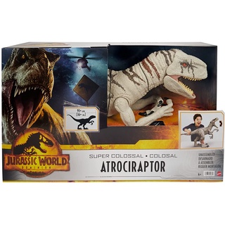 Jurassic World Dominion Super Colossal Atrociraptor จูราสสิคเวิลด์ ของเล่นแอ็กชั่นฟิกเกอร์ไดโนเสาร์ อะโทรซิแรปเตอร์