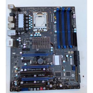 MSI X58 Pro 1366 pin X58 motherboard all solid state luxury overcingboard support L5650 i7920 Original Used motherboard