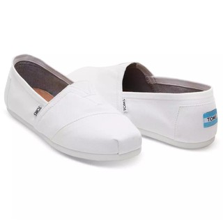 รองเท้า ทรง Toms สีขาว