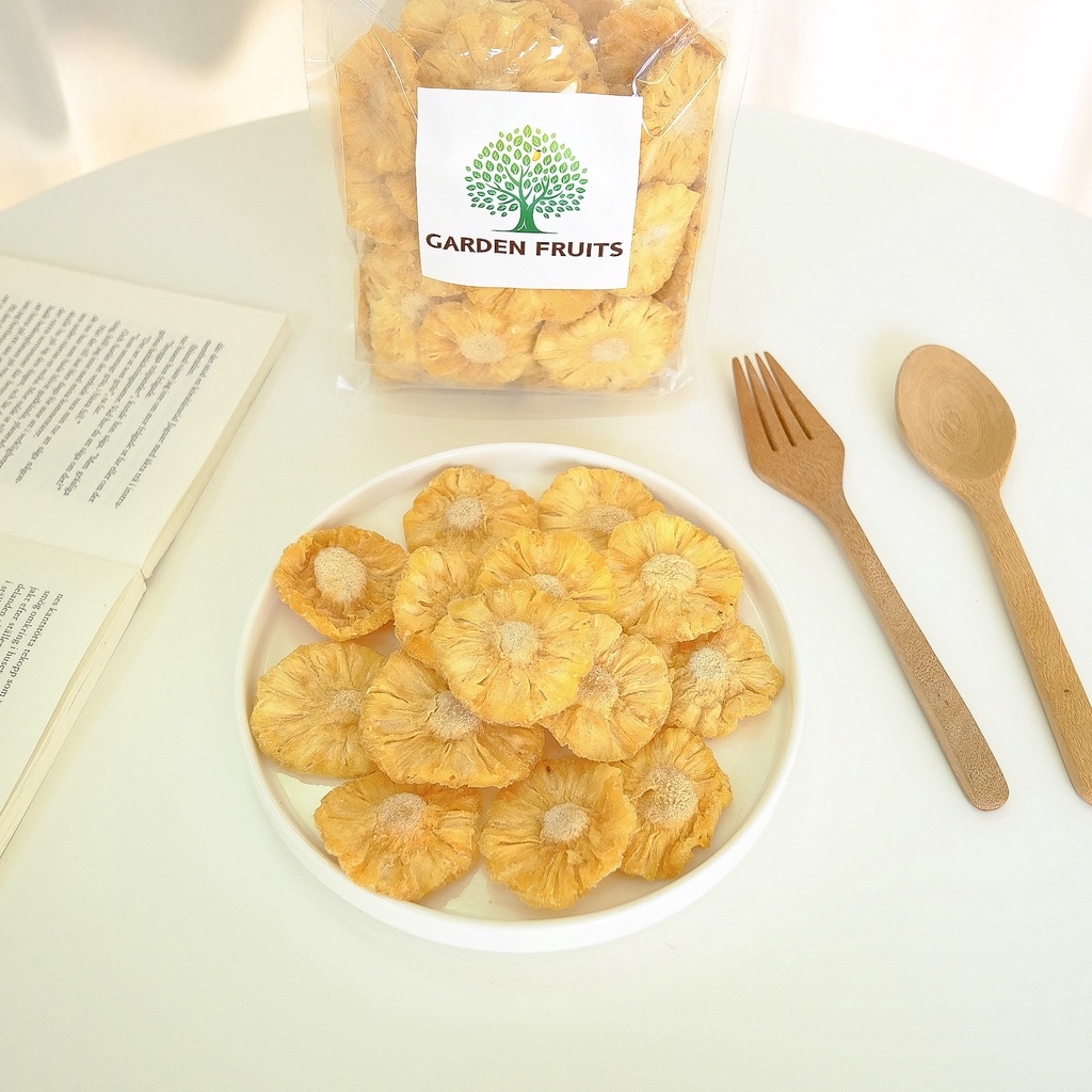Dried Phulae Pineapple No Sugar สับปะรดพันธุ์ภูแล สูตรไม่ใส่น้ำตาล ผลไม้อบแห้ง เกรด A เพื่อสุขภาพ By