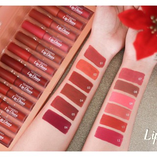 เซตลิปกลอส ทิมมี่ Teammy - Lip Gloss Silky and Lastingg ได้ 12 ชิ้น เลยน้า