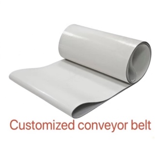 Perimeter:1000x200x1mm PVC White Transmission Conveyor Industrial Belt